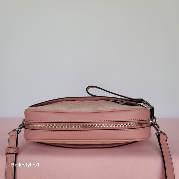 MICHAEL KORS Signature Logo Jet Set Charm Large East West Camera Crossbody⭐ - Picture 9 of 16